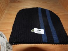 *Lacoste Blue Beanie Hat