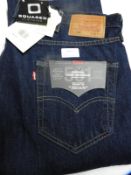 *Levi 501 Denim Jeans Size: 38/32