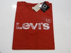 Levi's Childs T-Shirt with Logo (Red) Size: 10 Yea