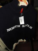 *North Sails Zip Up Knitted Pullover Size: Large