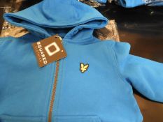 Lyle & Scott Junior Hoodie (Blue) Size: 2-3 Years