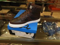 *Pair of Nicholas Deakins Spencer Boots (Brown) Si