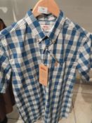 *Fjallraven Short Sleeve Button Up Shirt Size: Sma