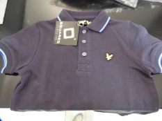 Lyle & Scott Junior Polo Shirt (Navy Blue) Size: 3