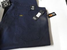 *Lois Chino Style Trousers (Blue) Size: 40/32