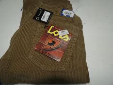 *Lois Dallas Jumbo Cord (Dark Sand) Size: 32/32