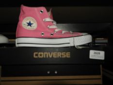Pair of Converse Shoes (as per photograph) Size: 3