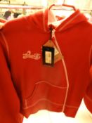 Levi Zip-Up Girls Hooded Top Size: 14 Years