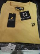 Lyle & Scott Junior T-Shirt (Yellow) Size:14-15 Ye