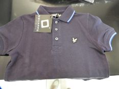 Lyle & Scott Junior Polo Shirt (Navy Blue) Size: 1