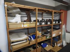*Three Bays of Soft Wood Shelving