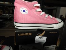 *Pair of Converse Shoes (as per photograph) Size: