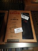 *Levi V-Neck Comfort Fit T-Shirts 2pk Size: Medium