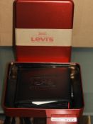 *Levi Black Leather Wallet