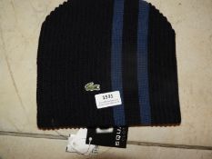 *Lacoste Blue Beanie Hat