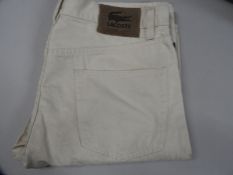 Lacoste Jeans (Cream) Size: 33/32