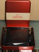 *Levi Black Leather Wallet