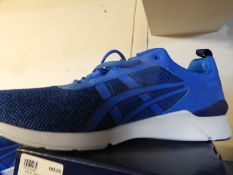 *Pair of A6 Asics Classic Blue Running Trainers Si