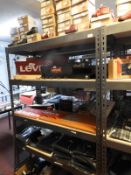 *Bay of Boltless Metal Shelving in Gray Hammered F