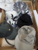 *Four Designer Hats, Two Belts and a pair of Levi