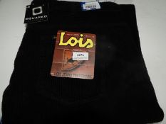 *Lois Dallas Jumbo Cord (Black) Size: 40/30