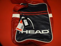 *Head Bag (Navy & Red)