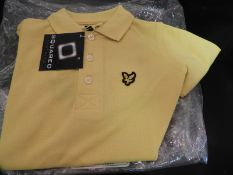 Lyle & Scott Junior Polo Shirt (Yellow)