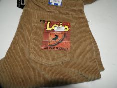 *Lois Dallas Jumbo Cord (Dark Sand) Size: 38/30