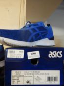 *Pair of A6 Asics Classic Blue Running Trainers Si