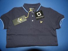 Lyle & Scott Junior Polo Shirt (Navy Blue) Size: 4