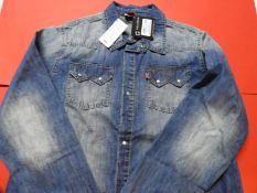 Levi Red Tab Boys Denim Shirt Size: 16 Years