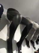 *Pair of Wall Mounted Display Legs with Brushed St