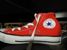 Pair of Converse Shoes (as per photograph) Size: 3