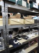 *Bay of Boltless Metal Shelving in Gray Hammered F