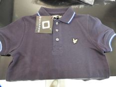 Lyle & Scott Junior Polo Shirt (Navy Blue) Size: 8