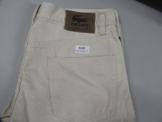 Lacoste Jeans (Cream) Size: 34