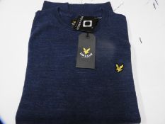 *Lyle & Scott Blue Knitwear Jumper Size: XXL