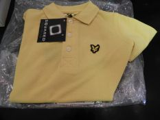 Lyle & Scott Junior Polo Shirt (Yellow)