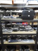 *Bay of Boltless Metal Shelving in Gray Hammered F