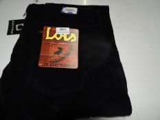 *Lois Dallas Jumbo Cords (Navy Blue) Size: 38/30