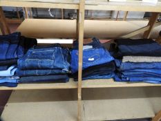 *Twenty Seven Pairs of Assorted Levi, Wrangler and