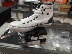 *Pair of Converse Shoes (White) Size: 9