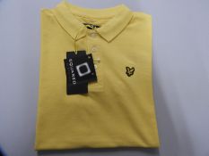 Lyle & Scott Junior Polo Shirt (Yellow) Size: 14-1
