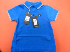 Lyle & Scott Junior Polo Shirt (Navy Blue) Size: 1