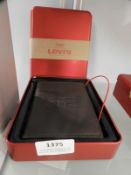 *Levi Brown Leather Wallet