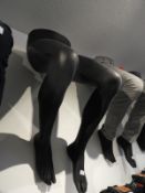 *Pair of Wall Mounted Display Legs with Brushed St