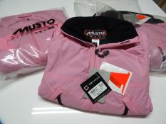 Three Musto Performance Girls Jackets (Pink)