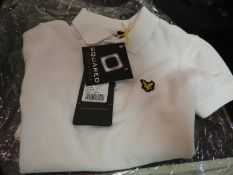 Lyle & Scott Junior Polo Shirt (White) Size: 2-3 Y