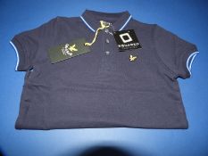 Lyle & Scott Junior Polo Shirt (Navy Blue) Size: 1