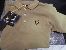 Lyle & Scott Junior Polo Shirt (Bay Green) Size: 6